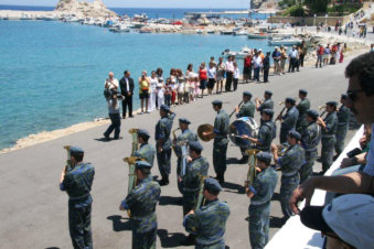 Herdenkingsmonument omgekomen piloot Pigadia Karpathos