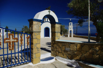 Kapel bij Amoopi Karpathos Griekenland