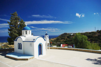 Kapel bij Amoopi Karpathos Griekenland