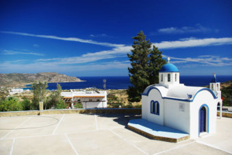 Kapel bij Amoopi Karpathos Griekenland