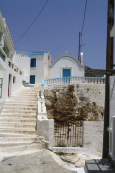 slenteren door Arkasa Karpathos Griekenland