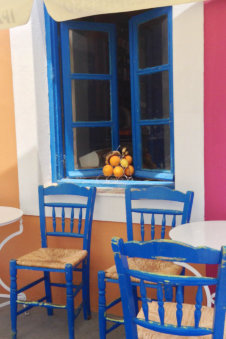 Café in Arkasa Karpathos Griekenland