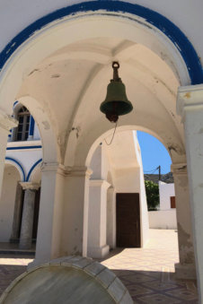 Kerkklok in Arkasa Karpathos Griekenland