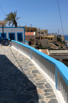 Horecastraatje in Arkasa Karpathos Griekenland