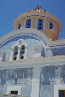 Kerk in Othos op Karpathos Griekenland