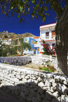 De huizen in Othos op Karpathos