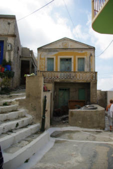 Zeer oud huis in Olympos