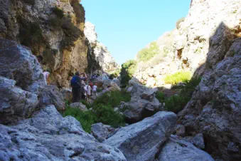 kloofwandeling op Saria